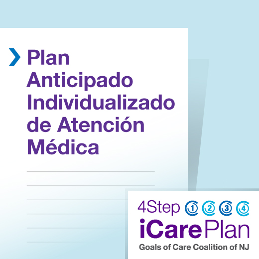 Graphic of Spanish version of the 4Step iCare Plan